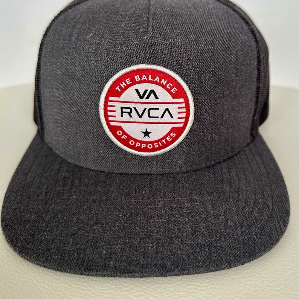 RVCA Interstate Trucker Hat in Charcoal